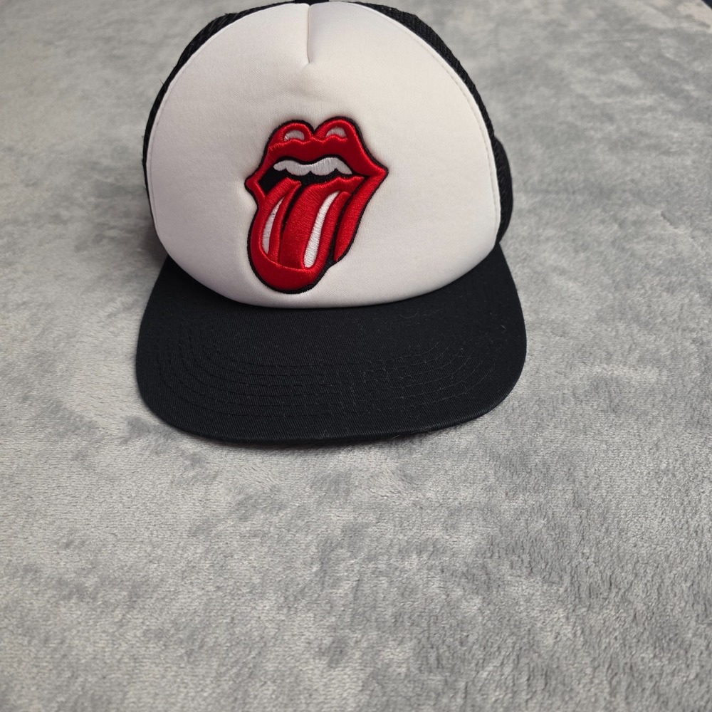 The Rolling Stones Snapback Mesh Trucker Hat Cap- OSFM